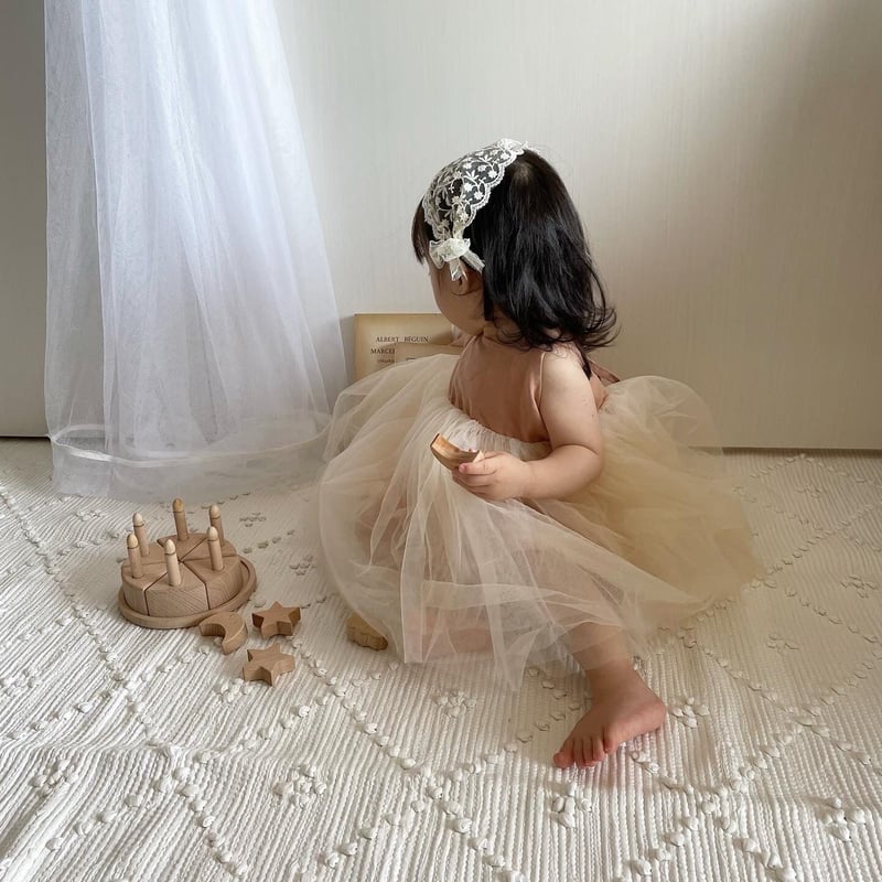 くすみカラーキャミリボンチュチュドレス(245) | こどもふく