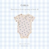 BabyGirl 半袖前開きorボディオール(1357)