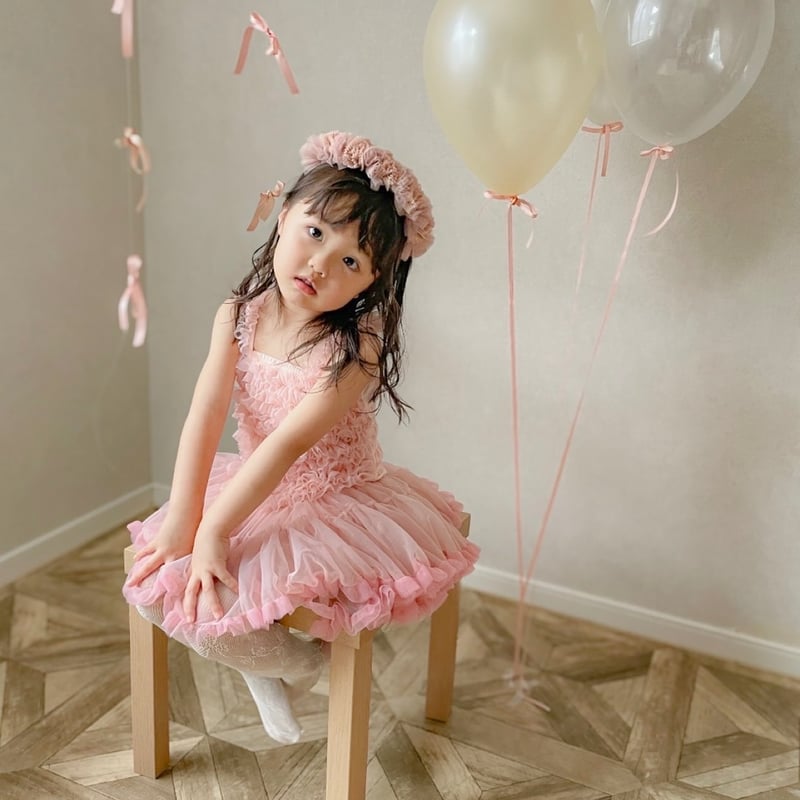 pinkチュチュチュールバレリーナドレス(1536) | こどもふく🧸mocokids