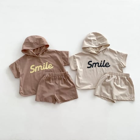 Smileパーカーセットアップ(576)