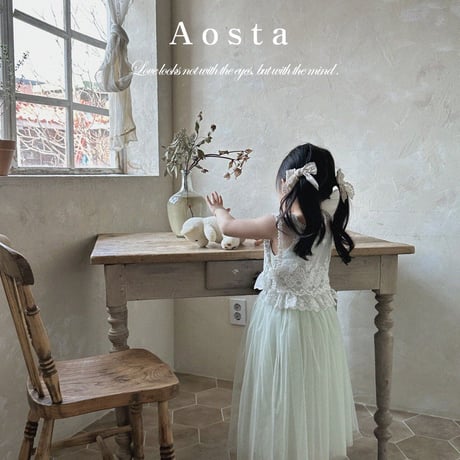 即納【Aosta】camellia tutu dress(2980)