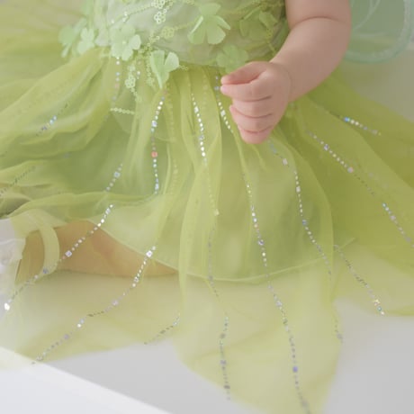 green fairy wingドレス(590)