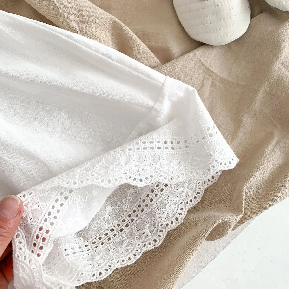 ホワイトワンピース SLY | FRONT OPEN TUCK SLEEVE ショートワンピース (ワンピース