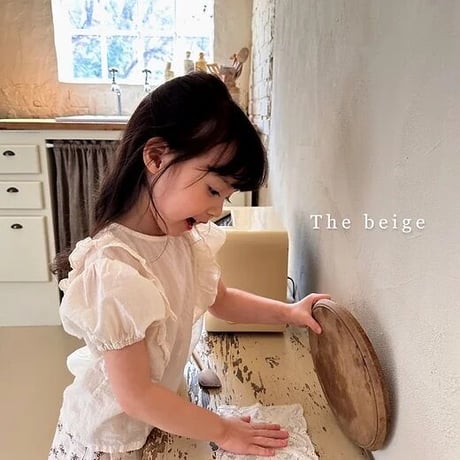 即納【The Beige】wings frill blouse(2764)