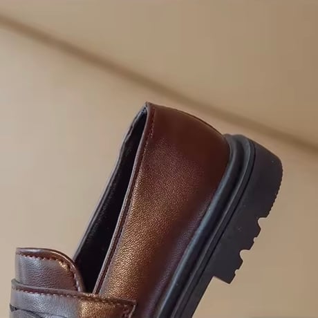 black/brown キッズベーシックパンプス(2154)