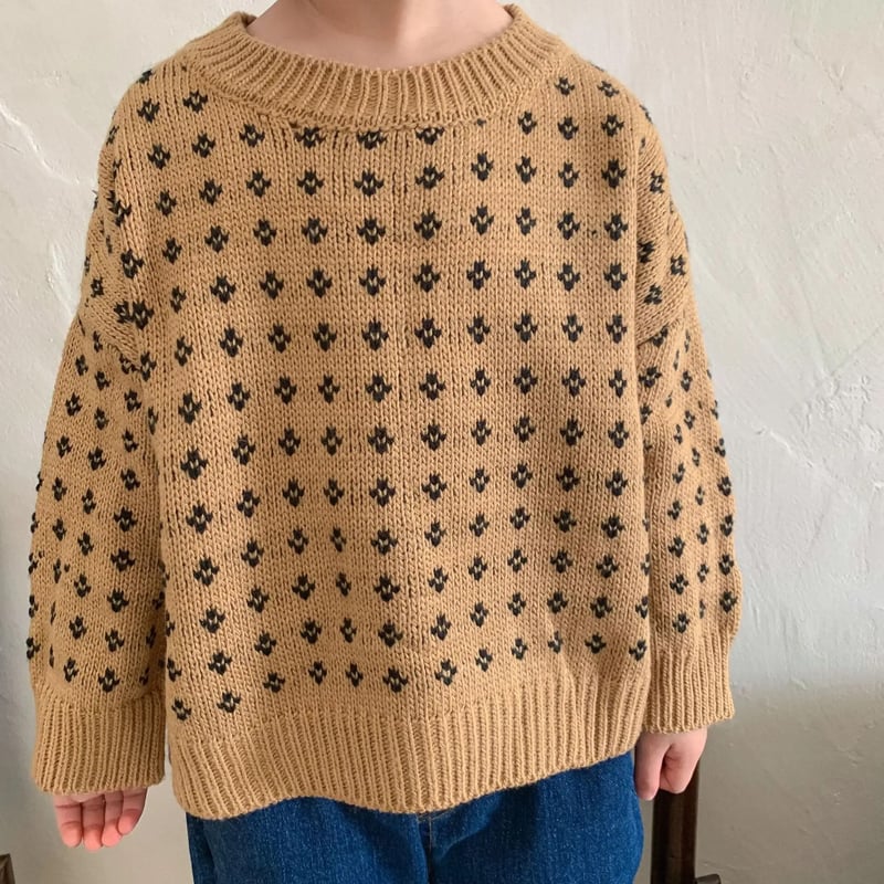2color レトロニットセーター(3338) | こどもふく moco kids 2color レトロニットセーター(3338) | こどもふく moco kids