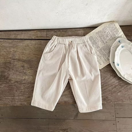 コーデュロイサス付きパンツorワイドレッグパンツ(2496)