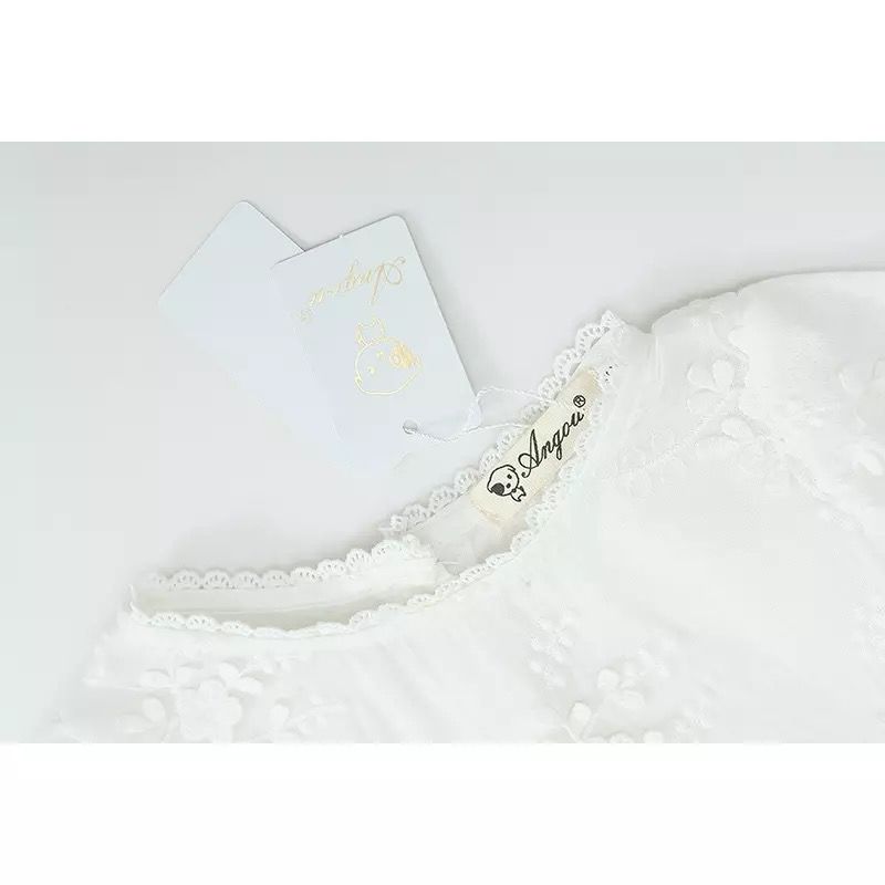 半袖ホワイトエンブロイダリーロンパース(612) | こどもふく moco kids