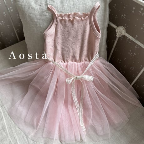 即納【Aosta】camellia tutu dress(2980)