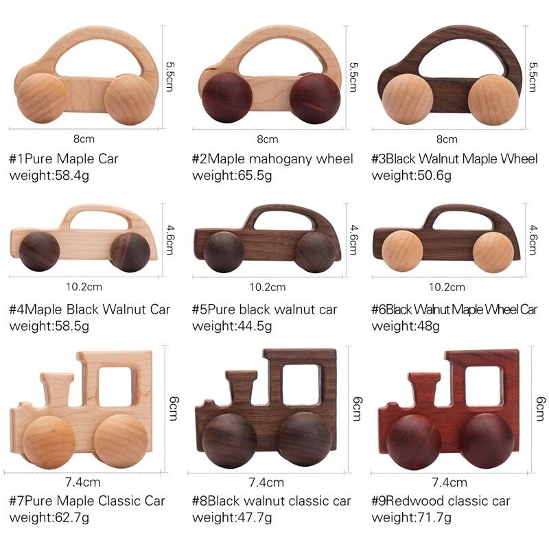 maple×walnut 木製ミニカー(234) | こどもふく🧸mocokids