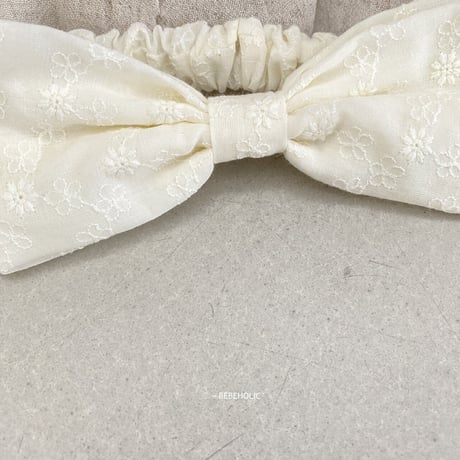 即納【bebeholic】lace hair band (be03)