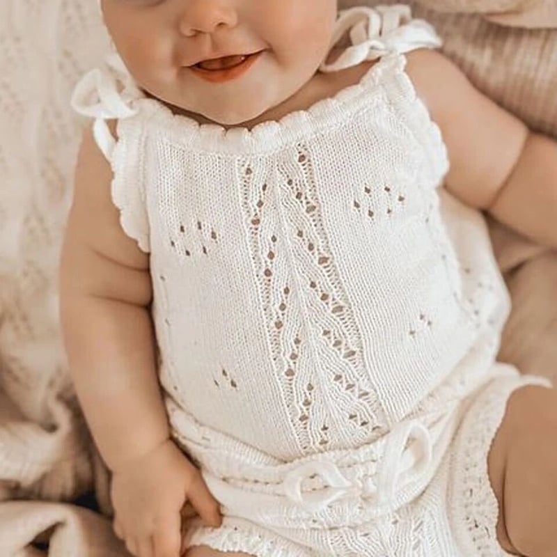 新品　バーバリー　ニットロンパース　トーマスベア　ロンパース　ニット　セーター ニット Burberry(バーバリー) 子供服・用品(85cm～)(ベビー