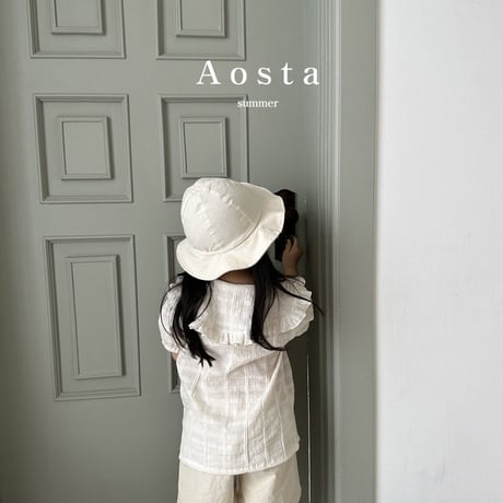 即納【Aosta】Lina blouse(2996)
