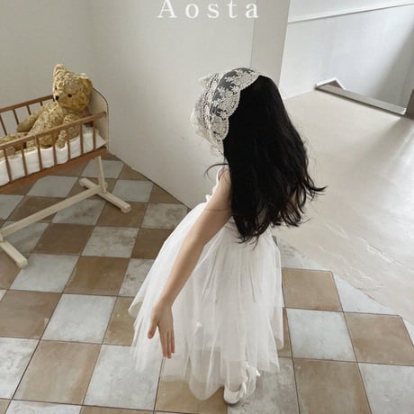即納【Aosta】camellia tutu dress(2980)