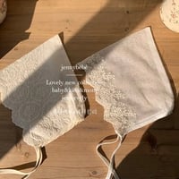 jennybebe cotton×meshレースボンネット(533)