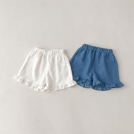 hem frill ショートパンツ(3173)