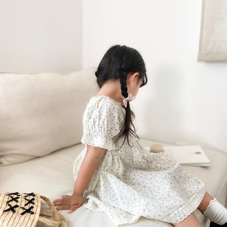 即納あり◆ブルーフラワードットミニヨンワンピースorキャミセットアップ(4139)
