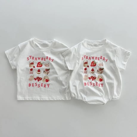 strawberry × croissant Tシャツ(3154)