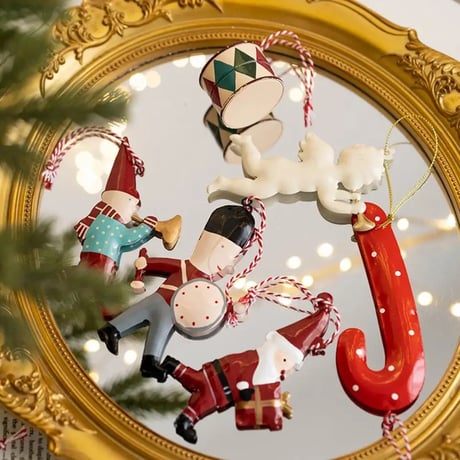 Xmas ornament兵隊さんwhite(438)