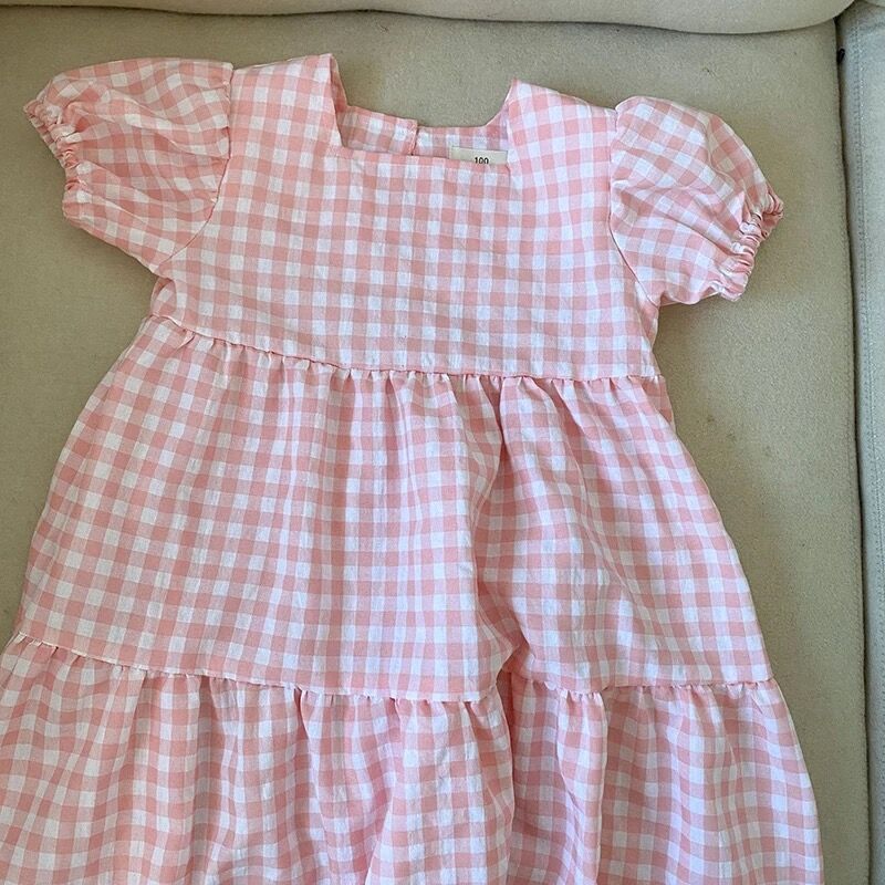 Kalinka Kids ピンクチェック ワンピース 4Y Kalinka Kids ピンクチェック ワンピース 4Y Kalinka Kids
