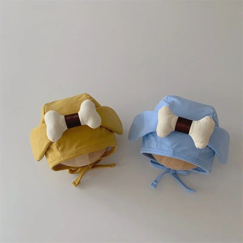 BABY Lesucrepetillantボンネット 6color 骨つきわんちゃんボンネット(395) | こどもふく🧸mocokids