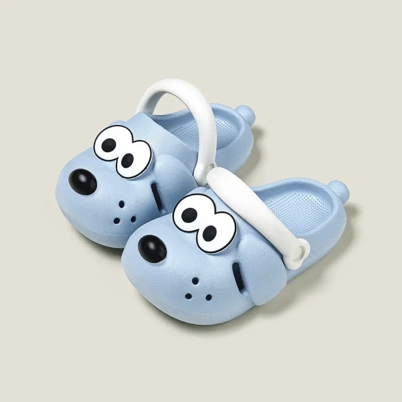 【PE】 クレールチェーン ファースリッパ 4color 4color わんわんサンダル(331) | こどもふく moco kids