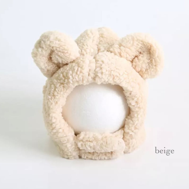 即納◇くま耳もこもこ帽子(1851) | こどもふく🧸mocokids