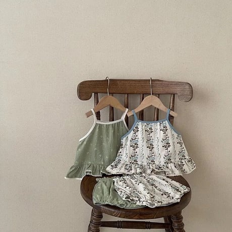vintage flower キャミセットアップ(3164)