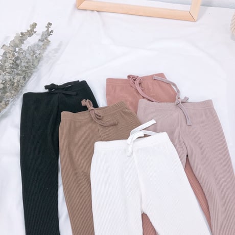 即納✩5color 春カラーリブレギンス(599)