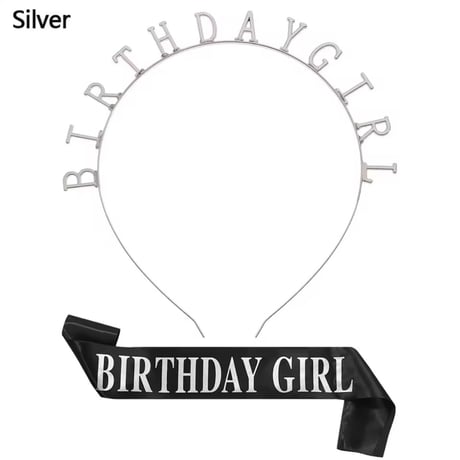 BIRTHDAY GIRLメタルカチューシャ(216)