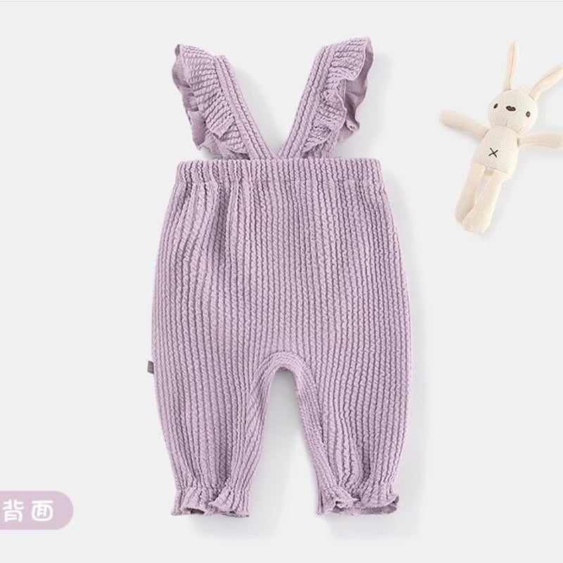 ちびぬい 服 ブラウス フリル付きサロペット c0682e4e-75d3-4b1f-88f7-