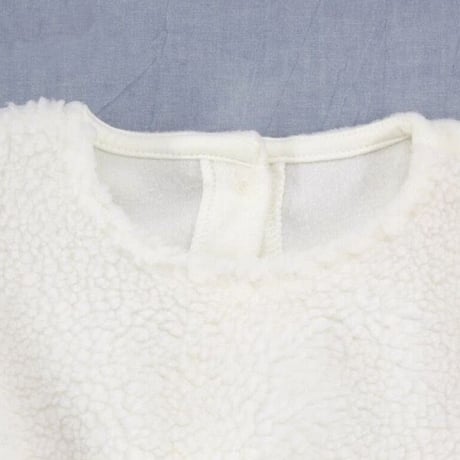 winterボアぽわん袖シフォンスカートロンパース(2399)