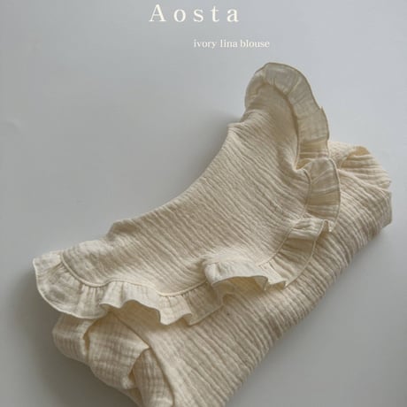 即納【Aosta】Lina blouse (a47)