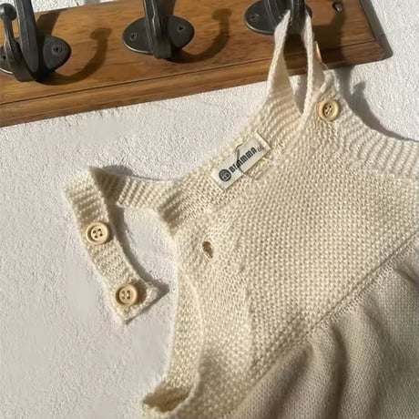 うさ耳ボンネットフリルキャミニットサロペット(877)