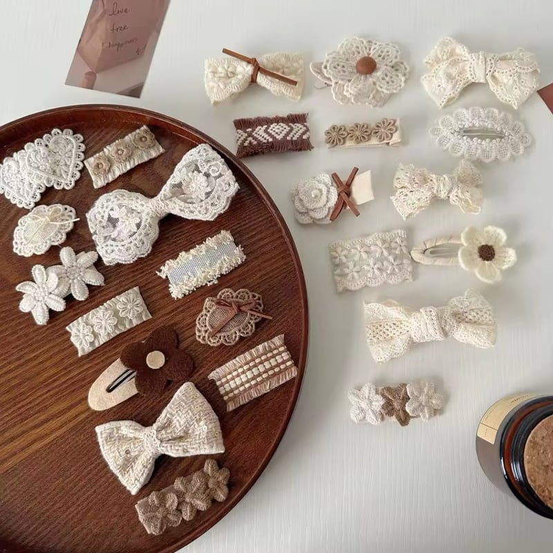 17type レースヘアクリップ(671) | こどもふく🧸mocokids