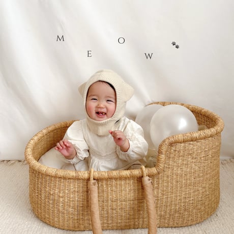 極美品23AW MASU ファー フード バラクラバ キャップ 410O△