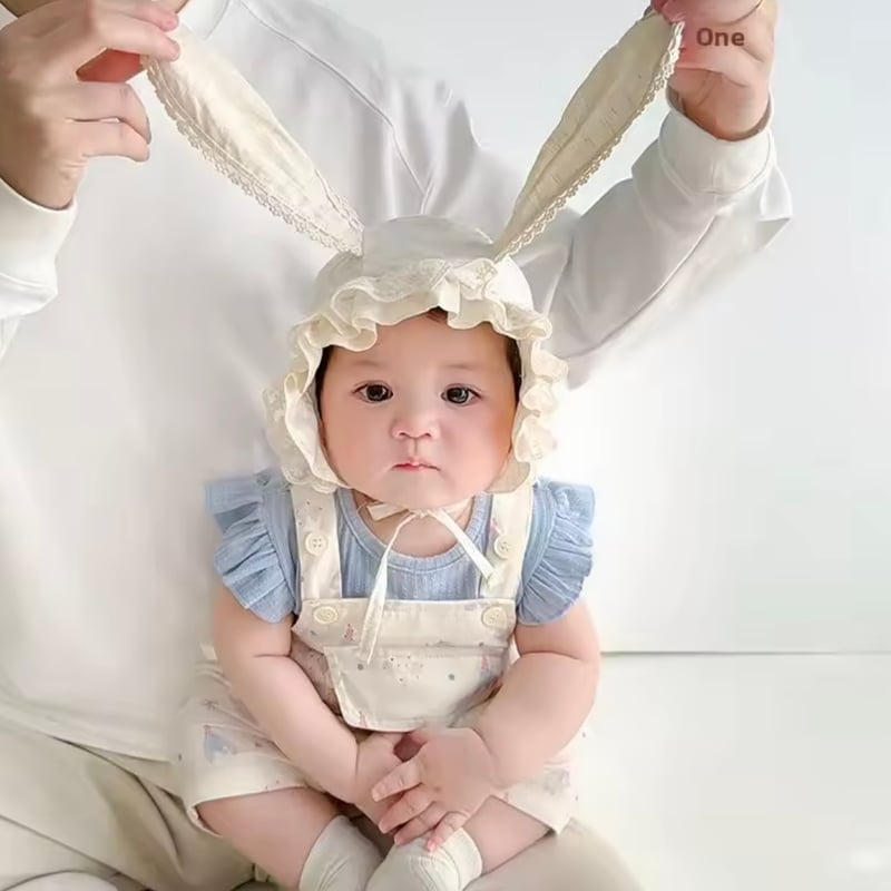 別珍フルボンネット a:ruco 耳が聴こえるフルボンネ fd5e2d33bc209773cfd657f7692f85