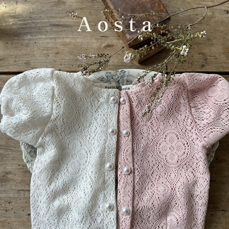 即納【Aosta】lovely cardigan(2951)
