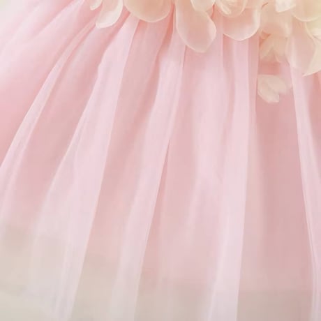 mint/pink ウエストフローラルドレス(688)