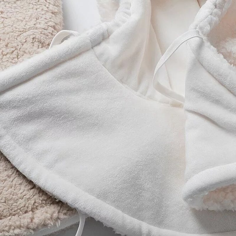 くま耳ボアショートポンチョ(2459) | こどもふく🧸mocokids