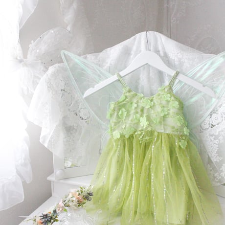 green fairy wingドレス(590)