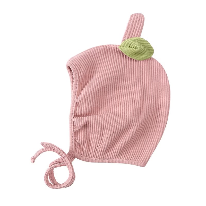 5color 葉っぱ付きリブボンネット(728) | こどもふく🧸mocokids