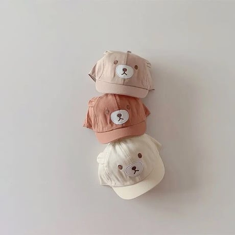 3color くまフェイス帽子(2890)