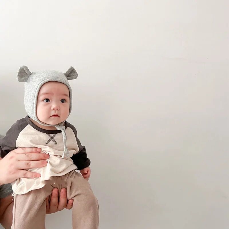 6color くま耳ボンネット(2351) | こどもふく moco kids