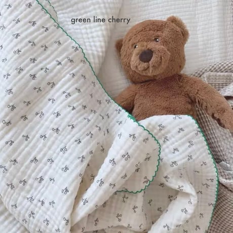 10color ふち刺繍ガーゼケット(283)