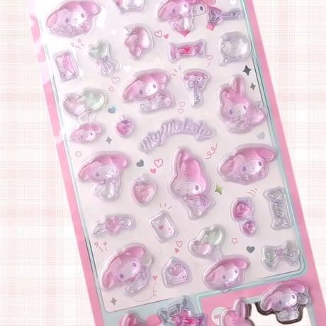 キャラクターpinkうるちゅるシール(1801)s