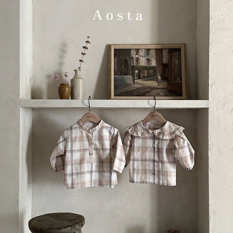 即納【Aosta】Lina blouse (a47)