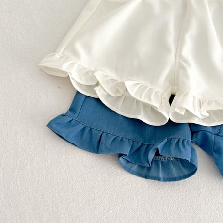 hem frill ショートパンツ(3173)