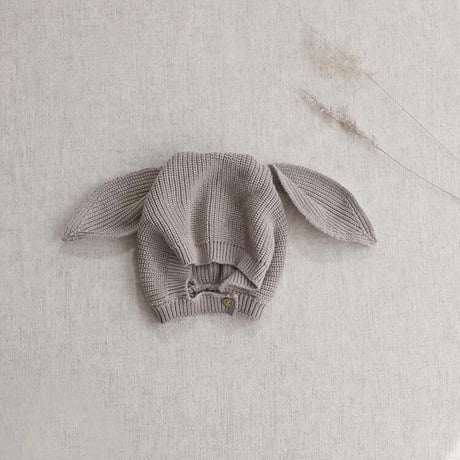淡色うさ耳帽子orフチラインニットサロペット(2423)