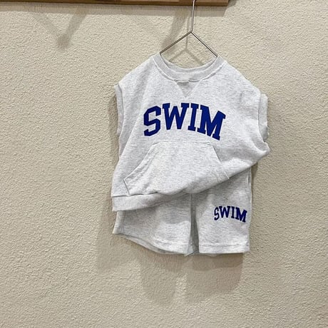 SWIMスウェット半袖セットアップ(3074)
